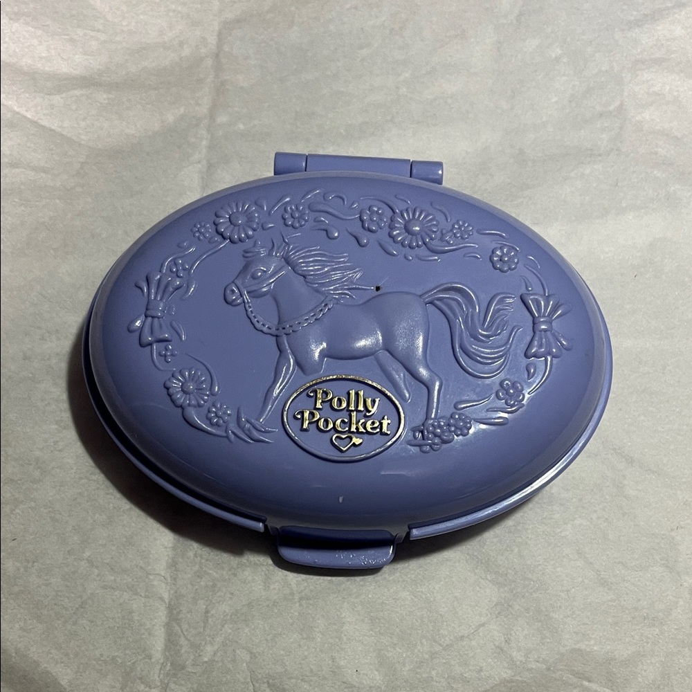 3 for $30 Vintage Polly Pocket Purple Horse Compact Collectible